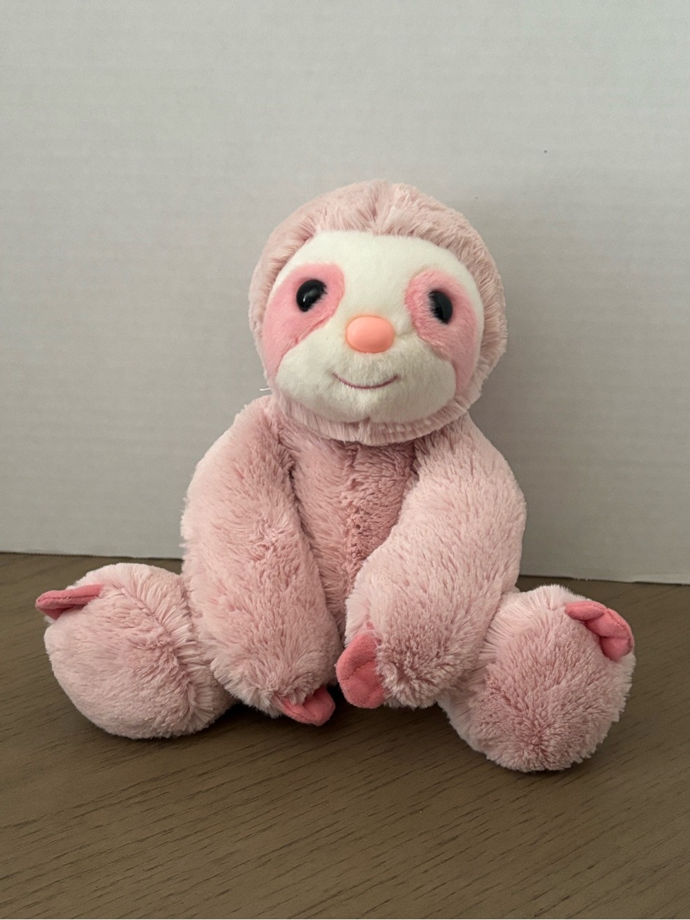 Aurora Pink Sloth Purely Luxe 12" Plush Stuffed Animal Doll Lovey